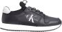 Calvin Klein Jeans Zwarte Casual Synthetische Damessneakers Black Dames - Thumbnail 6