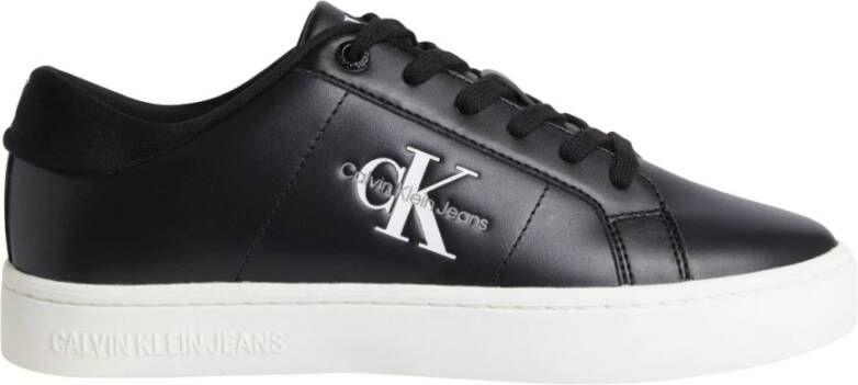 Calvin Klein Jeans Zwarte lage vrijetijdssneakers Black Dames