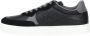 Calvin Klein Jeans Zwarte Sneakers met Suède Detail Black Heren - Thumbnail 1