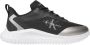 Calvin Klein Jeans Zwarte Textiel Sportieve Sneakers Vrouwen Black Dames - Thumbnail 1