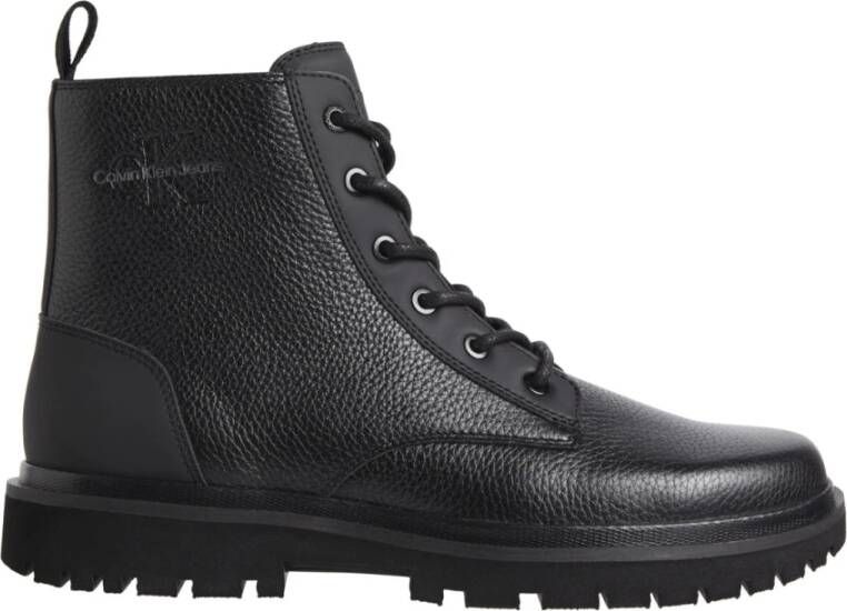 Calvin Klein Jeans Zwarte Veterschoenen voor Mannen Black Heren