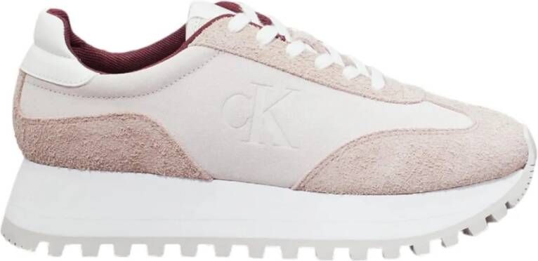 Calvin Klein Veterschoenen dames Herfst Winter Collectie Purple Dames