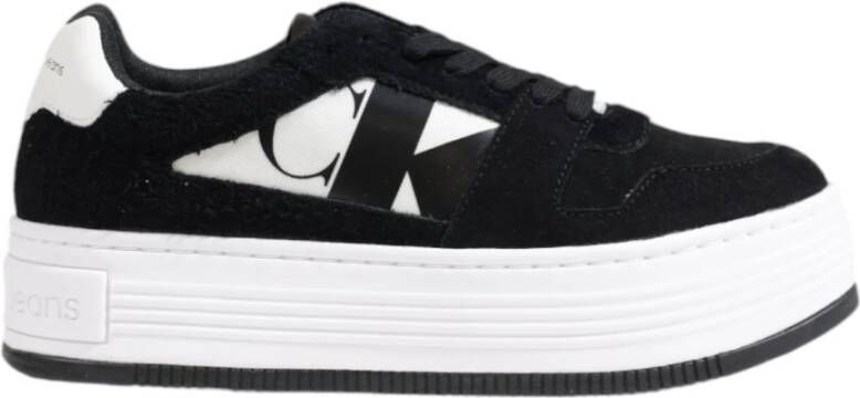 Calvin Klein Lage Mix Platform Schoenen Collectie Black Dames