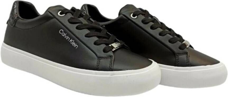 Calvin Klein Lage Top Sneakers Zwart Dames