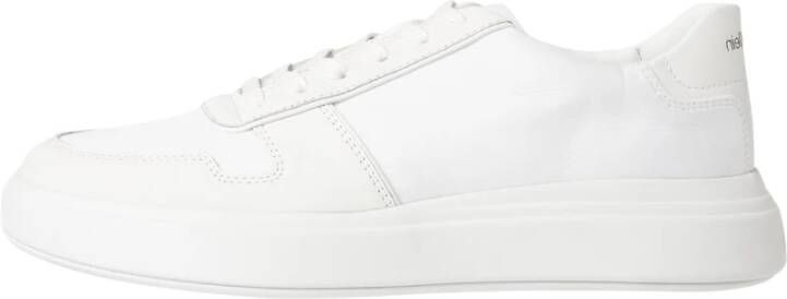 Calvin Klein Leren Sneakers voor Heren White Heren