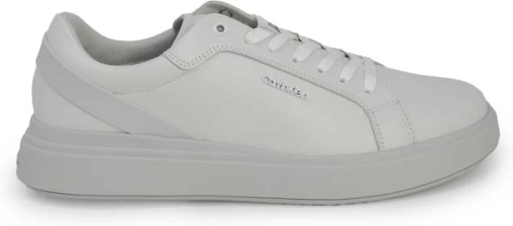 Calvin Klein Leren Veterschoenen Gray Heren