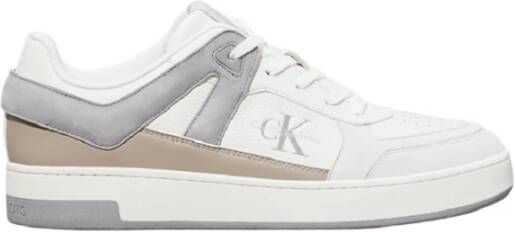 Calvin Klein MultiColour Leren Sneakers Multicolor Heren