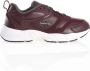 Calvin Klein Paarse Leren Sneakers Brown Heren - Thumbnail 1