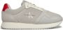 Calvin Klein Retro Runner Leren Textiel Sneakers Gray Heren - Thumbnail 1