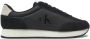 Calvin Klein Jeans Zwarte Casual Synthetische Sneakers Black Heren - Thumbnail 1