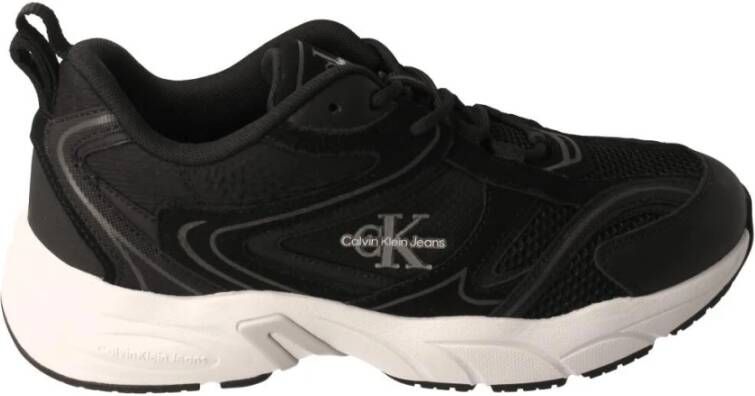 Calvin Klein Retro Tennisegro Herensneakers Black Heren