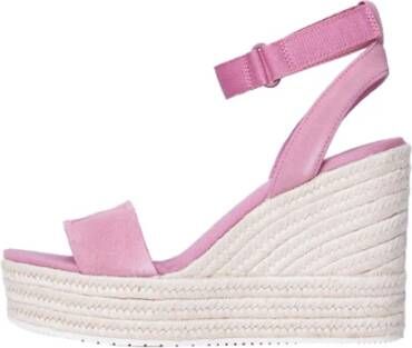 Calvin Klein Stijlvolle Sandalen voor Zomerse Dagen Pink Dames