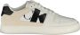 Calvin Klein Witte polyester sneakers met veters contrastdetails print logo White Heren - Thumbnail 6