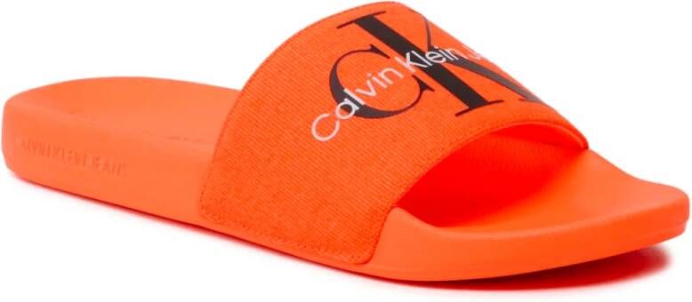 Calvin Klein Sliders Oranje Heren