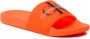 Calvin Klein Textiel en PVC Sliders Modern Ontwerp Orange Heren - Thumbnail 1