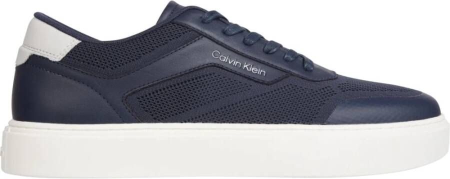 Calvin Klein LOW TOP Lace UP Knit Hm0Hm009220Gy Blauw Heren