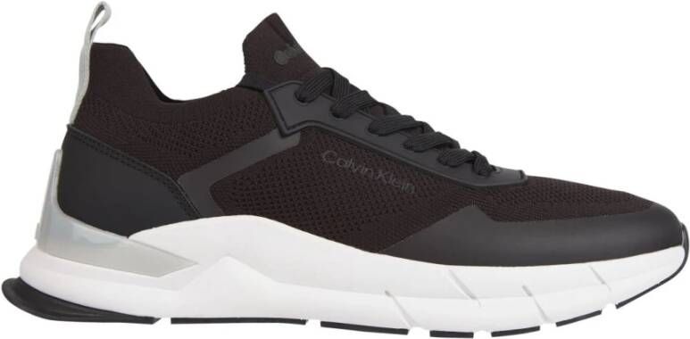 Calvin Klein Zwarte Polyester Sneakers voor Heren Black Heren