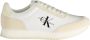 Calvin Klein Sportieve Beige Veterschoenen met Contrastdetails Beige Dames - Thumbnail 1