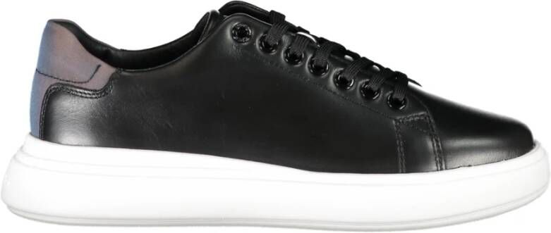 Calvin Klein Sportieve Veterschoenen met Contrastdetails Black Dames