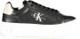 Calvin Klein Plateausneakers BOLD PLATF LOW LACE LTH ML MTL met zijlogo vrijetijdsschoen halve schoen veterschoen - Thumbnail 1