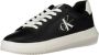 Calvin Klein Sportieve Zwarte Sneakers met Contrastdetails Black Dames - Thumbnail 11