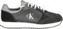 Calvin Klein Sportieve Zwarte Sneakers met Contrastdetails Black Heren - Thumbnail 1