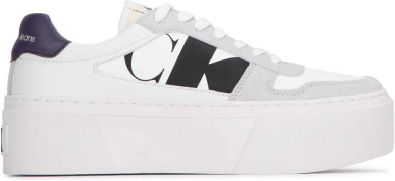 Calvin Klein Stijlvolle Sneakers voor Dagelijks Gebruik White Dames