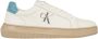 Calvin Klein Sportieve Beige Veterschoenen met Logo Print Beige Heren - Thumbnail 17