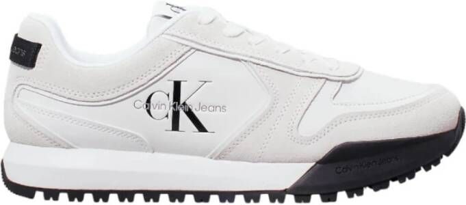 Calvin Klein Toothy Runner Sneakers White Heren