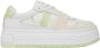 Calvin Klein Jeans Platte Lage Lace Sneakers Multicolor Dames - Thumbnail 7