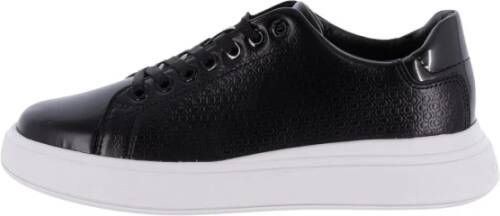 Calvin Klein Verhoogde Cupsole Veterschoenen Black Dames