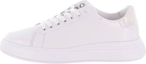 Calvin Klein Verhoogde Cupsole Veterschoenen White Dames