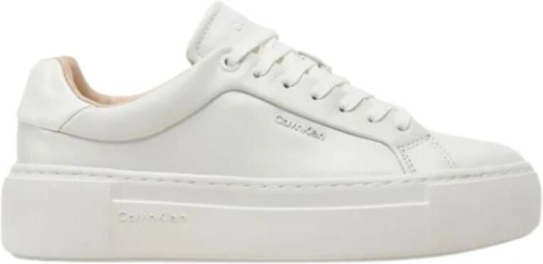 Calvin Klein Veterschoenen voor dames White Dames