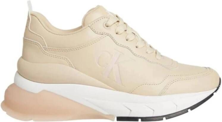 Calvin Klein Wedge sportieve sneaker Beige Dames