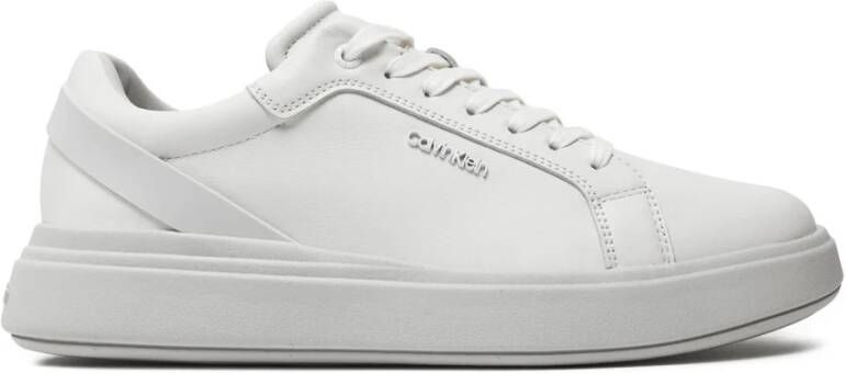 Calvin Klein witte leren sneakers White Heren