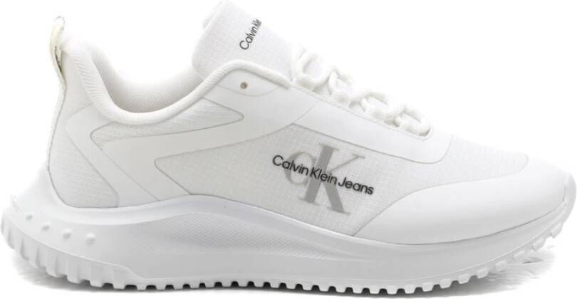 Calvin Klein Witte Modieuze Sneakers White Dames