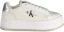 Calvin Klein Plateausneakers BOLD PLATF LOW LACE LTH ML MTL met zijlogo vrijetijdsschoen lage schoen veterschoen - Thumbnail 36