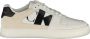 Calvin Klein Witte polyester sneakers met veters contrastdetails print logo White Heren - Thumbnail 9