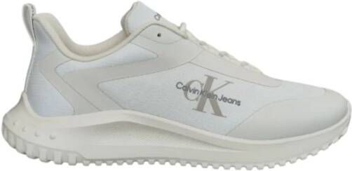 Calvin Klein Witte Sneakers Eco-Vriendelijk Moderne Stijl White Heren