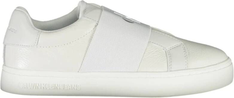 Calvin Klein Sportieve Witte Sneakers met Elastische Band White Dames