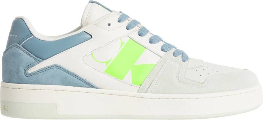 Calvin Klein Witte Sneakers Multicolor Heren