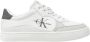 Calvin Klein Jeans Witte Heren Logo Sneakers Multicolor Heren - Thumbnail 12