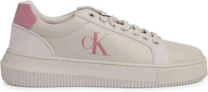 Calvin Klein Witte Sneakers voor Vrouwen Aw24 White Dames