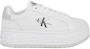 Calvin Klein Plateausneakers BOLD PLATF LOW LACE LTH ML MTL met zijlogo vrijetijdsschoen lage schoen veterschoen - Thumbnail 8