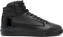 Calvin Klein Zwarte High Top Veterschoenen Black Heren - Thumbnail 1