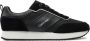 Calvin Klein Zwarte leren sneakers Black Heren - Thumbnail 1