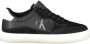 Calvin Klein Zwarte Polyester Sneaker met Gewatteerde Zool Black Heren - Thumbnail 1