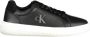 Calvin Klein Zwarte Polyester Sneaker met Strak Design Black Heren - Thumbnail 1