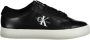 Calvin Klein Zwarte polyester sneakers voor vrouwen Black Dames - Thumbnail 1