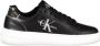 Calvin Klein Zwarte Sneaker van Hoogwaardig Polyester met Contrasterende Details Black Dames - Thumbnail 8